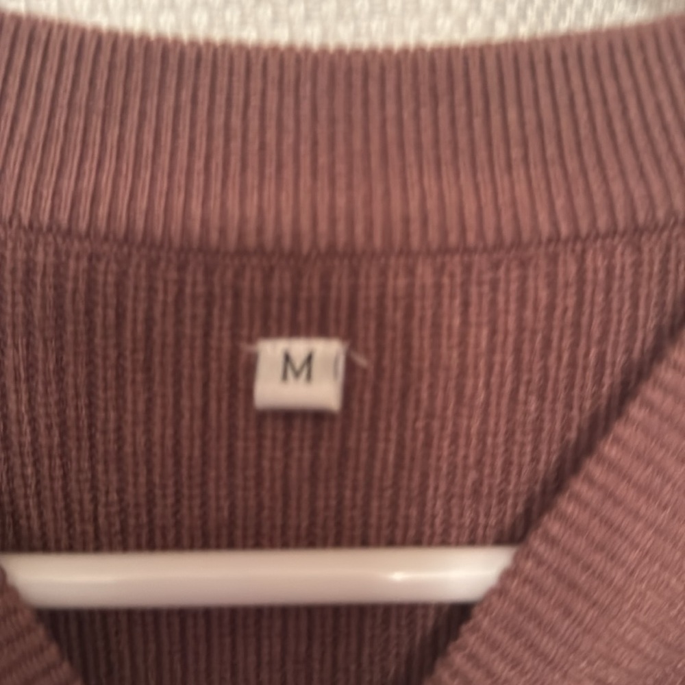 Women's Oversized Batwing Ribbed Sweater - Picture 2 of 3